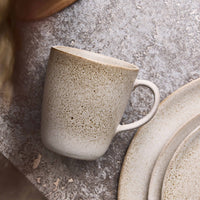 RAW Sandy Beige Mug with Handle by Aida