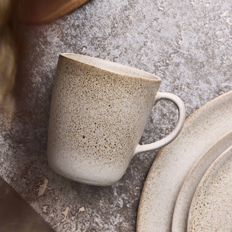 RAW Sandy Beige Mug with Handle by Aida