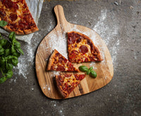 Teak Wood Pizza / Serving Board by Aida – Natural Board for Pizza & Sharing