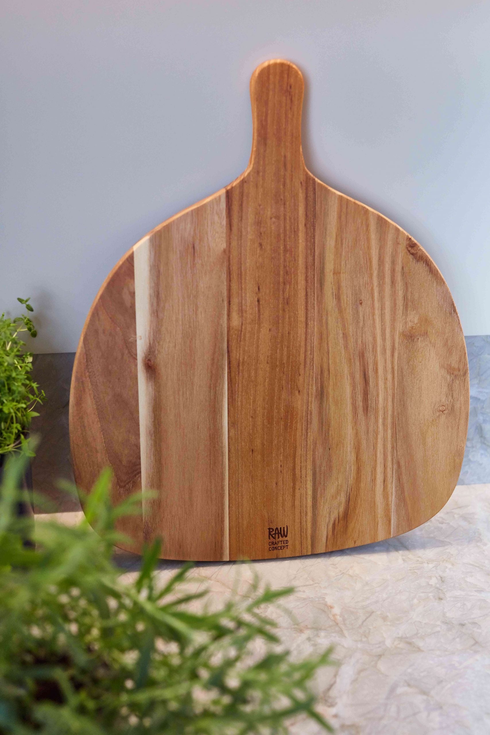 Teak Wood Pizza / Serving Board by Aida – Natural Board for Pizza & Sharing