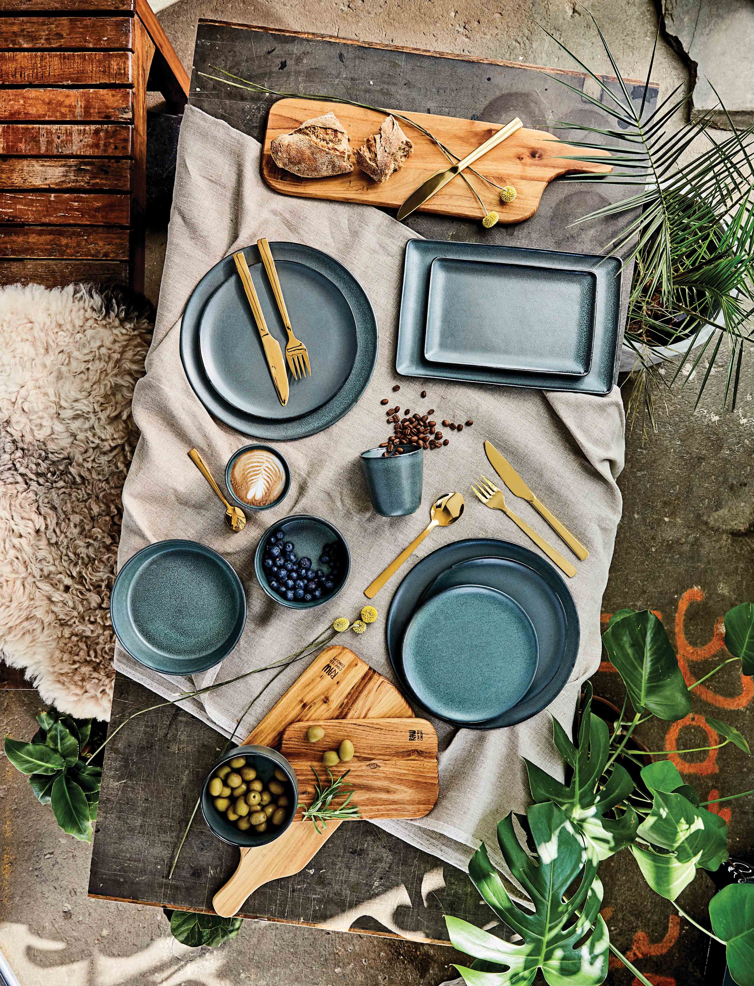 Northern Green Reactangular Plate M