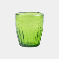 green glass tumbler