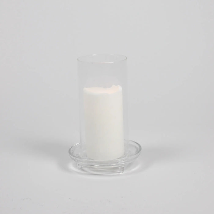 Gilly Glass Candle Holder – Tealight & Pillar Candle Holder by Olsson & Jensen