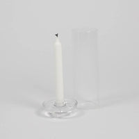 Gilly Glass Candle Holder - Taper & Crown Candle Holder by Olsson & Jensen