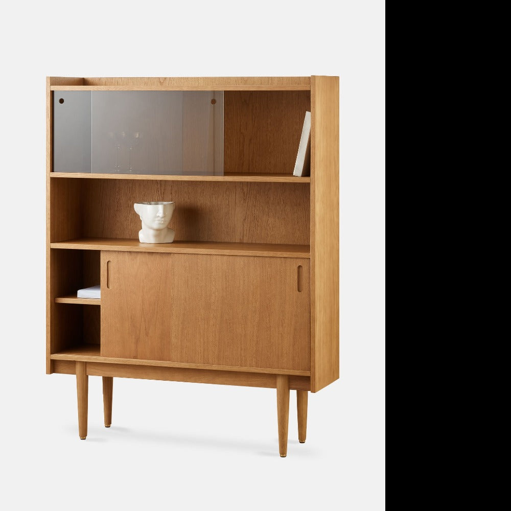 1050 Tall Sideboard, Oak Wood, 366 Concept