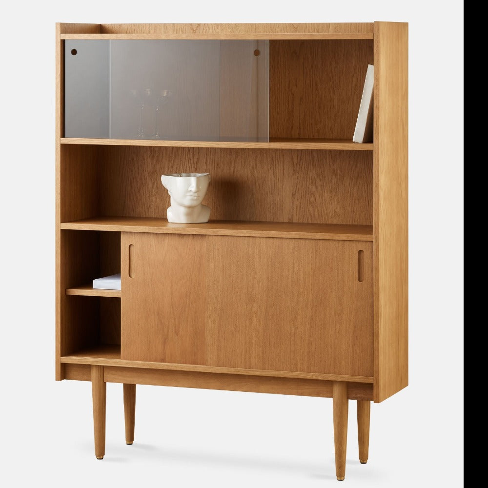 1050 Tall Sideboard, Oak Wood, 366 Concept