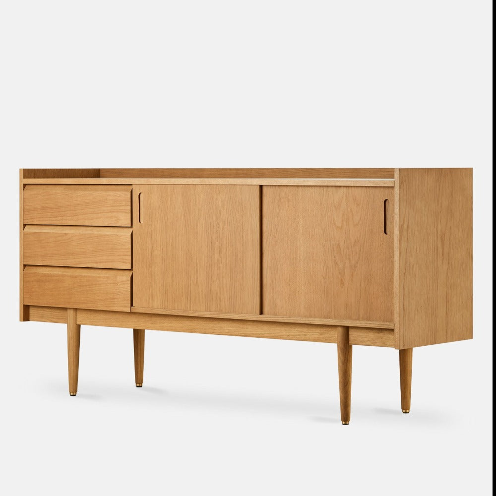 1050 Long Sideboard, Oak Wood, 366 Concept