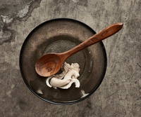 Scandinavian smoked glass bowl for stylish dining