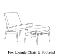 Fox Footrest, Made to Order by 366 Concept