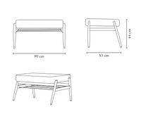 Fox Bench, Handmade by 366 Concept