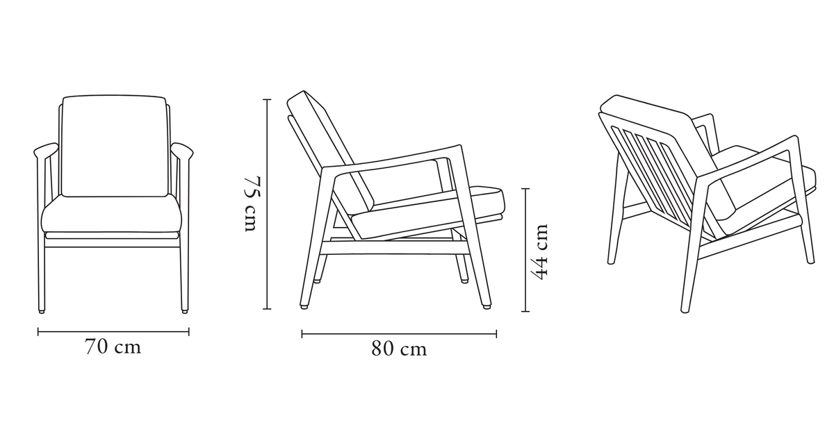 Stefan Lounge Chair, Made to Order by 366 Concept