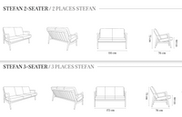 Stefan 2-Seater Sofa, Made to Order by 366 Concept