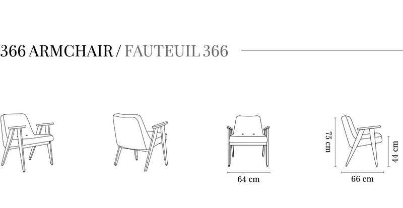 366 Armchair, Made to Order, by 366 Concept