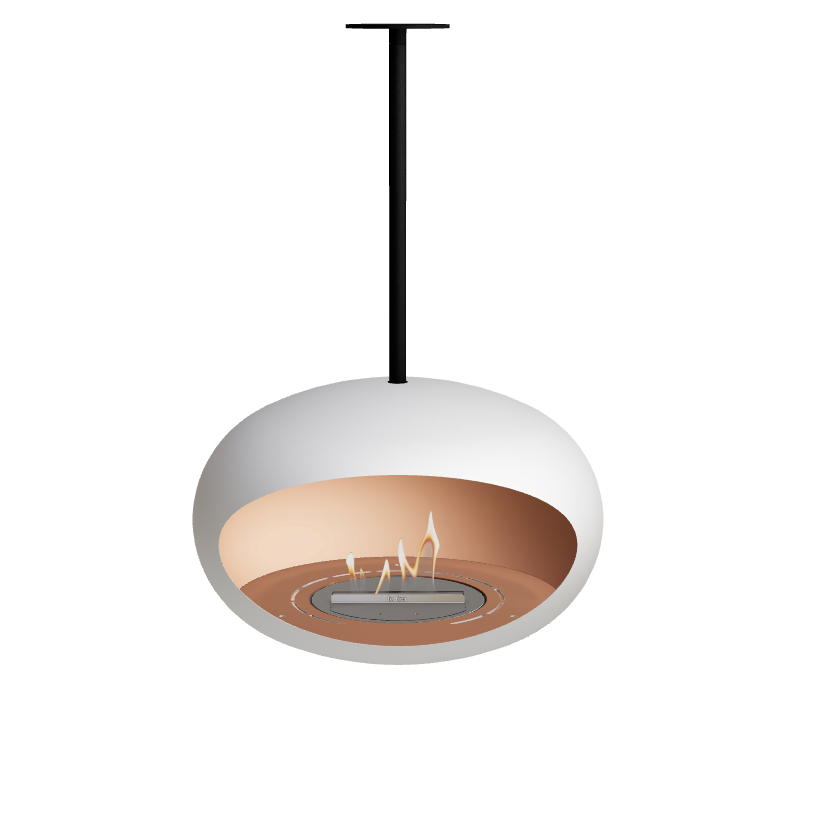Le Feu Dome Sky – Ceiling-Hung Bioethanol Fireplace, Classic