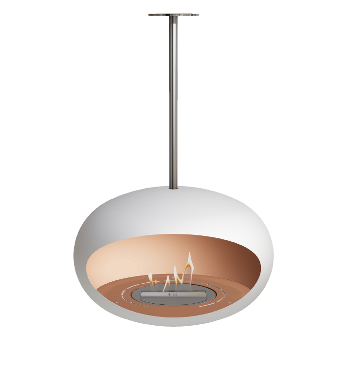 Le Feu Dome Sky – Ceiling-Hung Bioethanol Fireplace, Classic