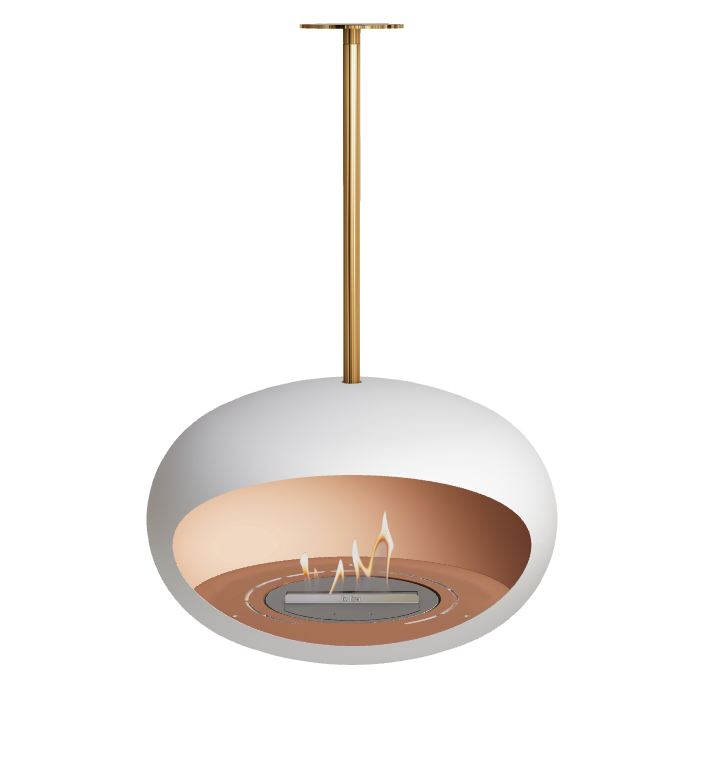 Le Feu Dome Sky – Ceiling-Hung Bioethanol Fireplace, Classic