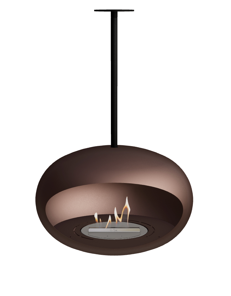 Le Feu Dome Sky – Ceiling-Hung Bioethanol Fireplace, Classic