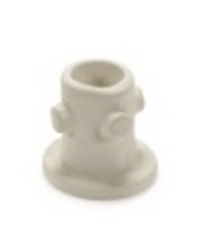 Candle Holders, Beige Stoneware, 3 Styles from Molly Range by Serax