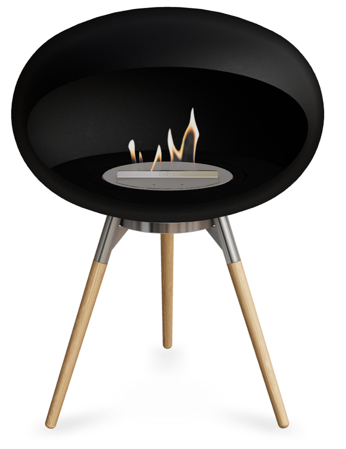 Le Feu Dome Ground Low 625 – Freestanding Bioethanol Fireplace (Larger 625)