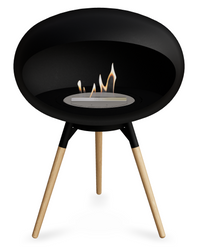 Le Feu Dome Ground Low 625 – Freestanding Bioethanol Fireplace (Larger 625)