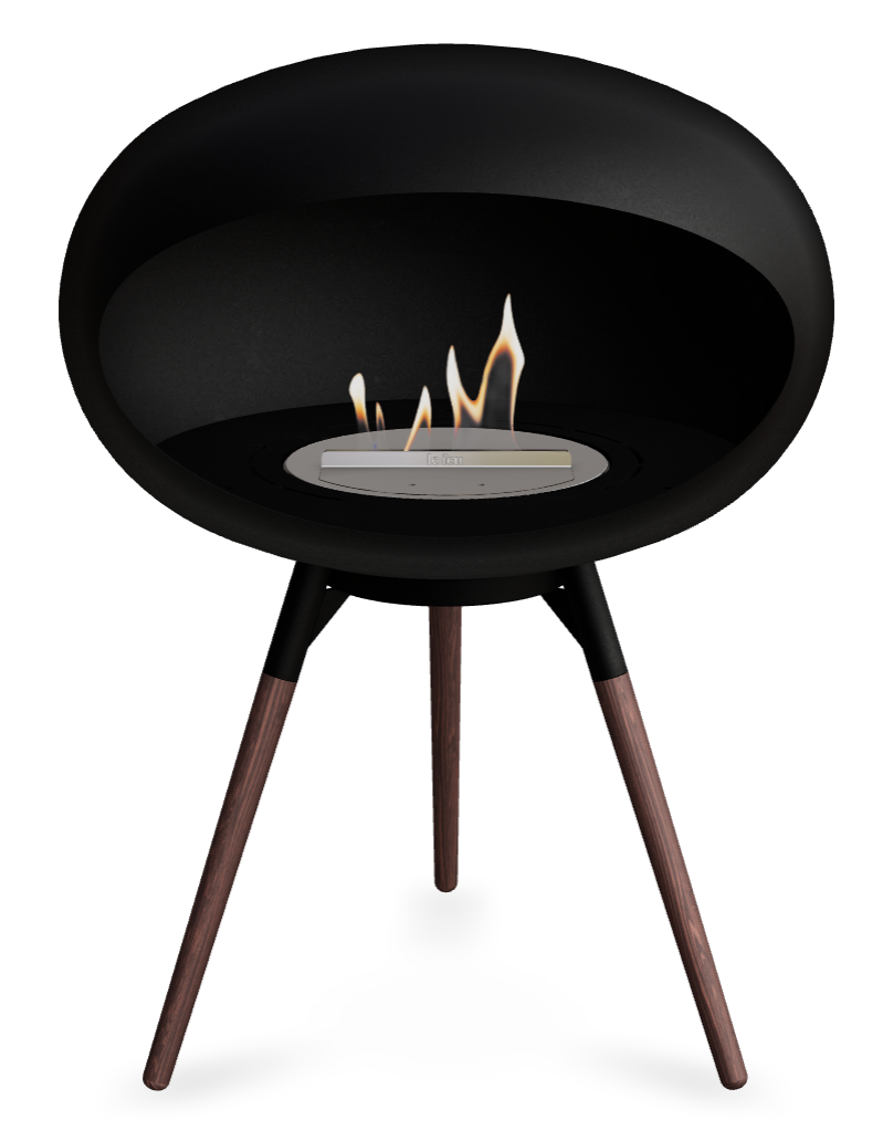 Le Feu Dome Ground Low 625 – Freestanding Bioethanol Fireplace (Larger 625)