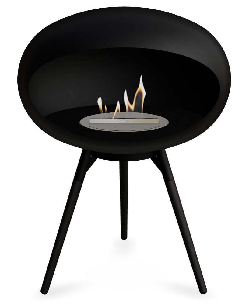 Le Feu Dome Ground Low 625 – Freestanding Bioethanol Fireplace (Larger 625)