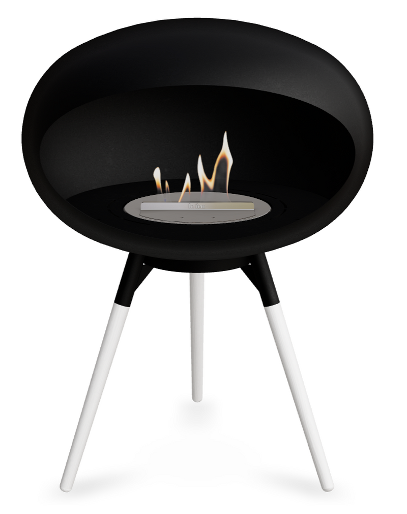 Le Feu Dome Ground Low 625 – Freestanding Bioethanol Fireplace (Larger 625)