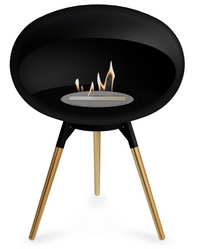 Le Feu Dome Ground Low 625 – Freestanding Bioethanol Fireplace (Larger 625)