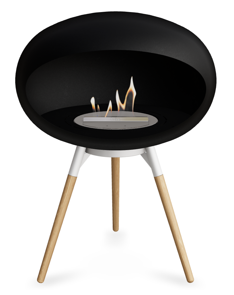 Le Feu Dome Ground Low 625 – Freestanding Bioethanol Fireplace (Larger 625)