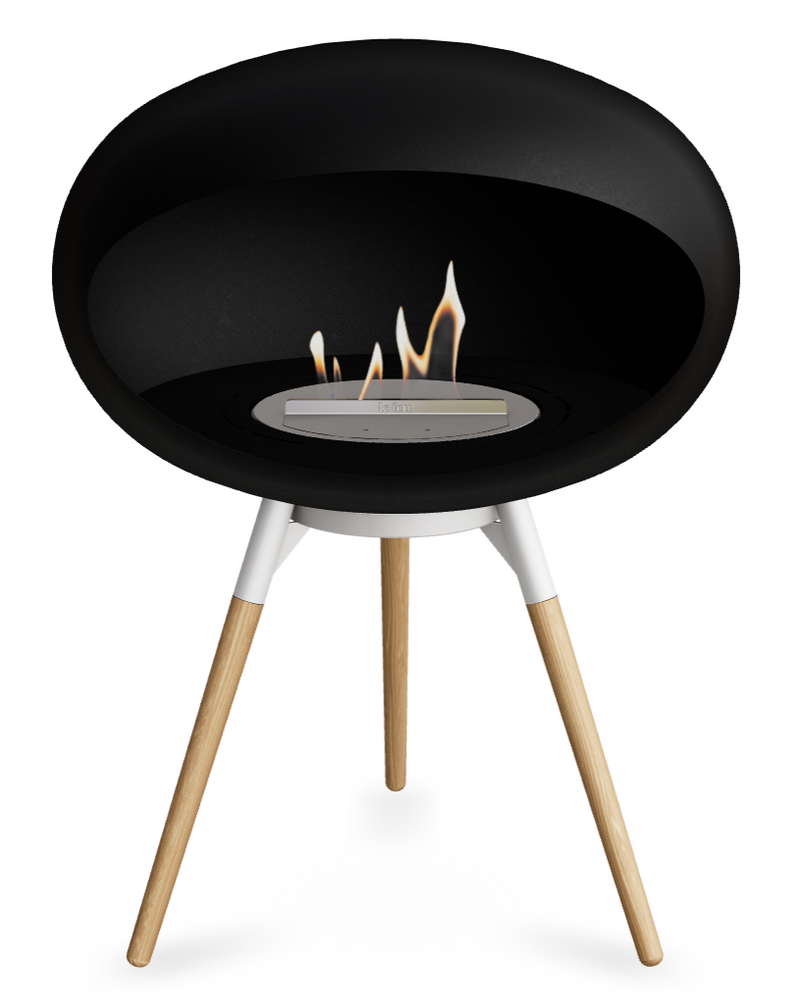 Le Feu Dome Ground Low 625 – Freestanding Bioethanol Fireplace (Larger 625)