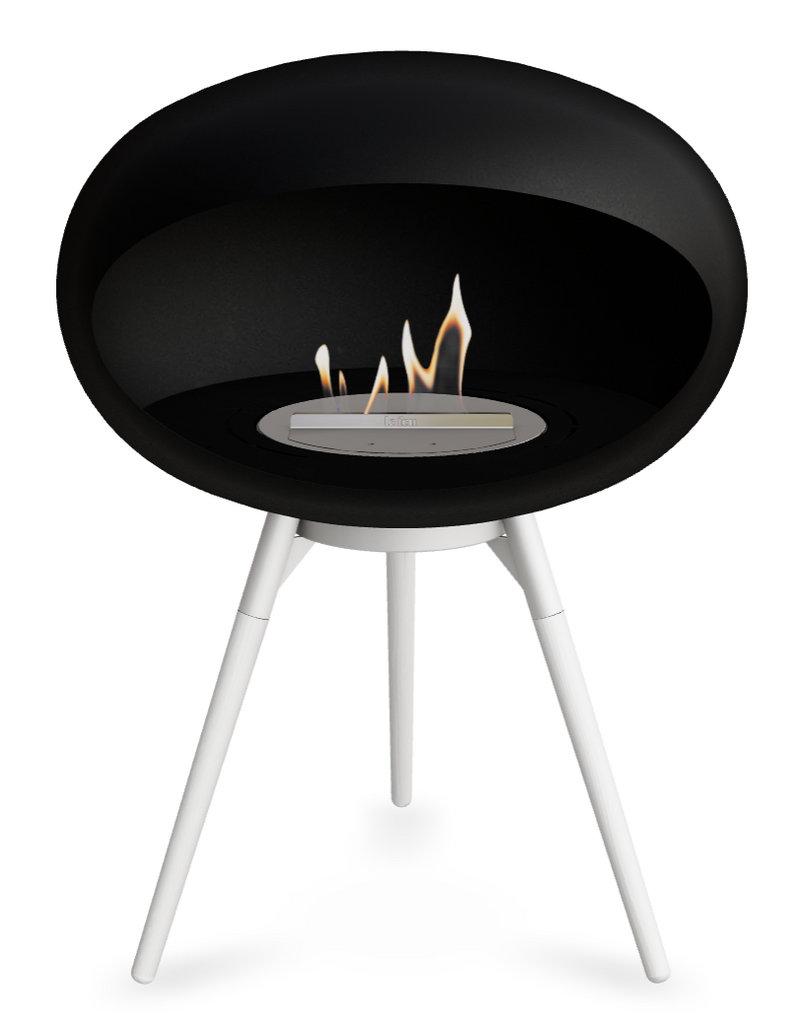 Le Feu Dome Ground Low 625 – Freestanding Bioethanol Fireplace (Larger 625)