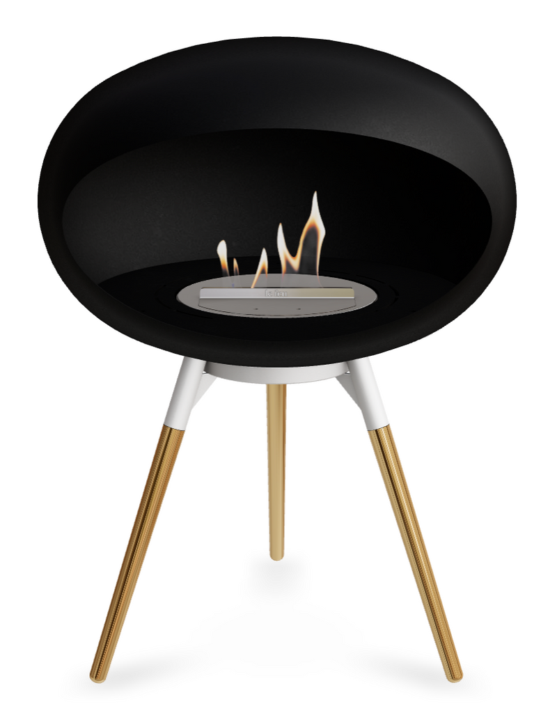Le Feu Dome Ground Low 625 – Freestanding Bioethanol Fireplace (Larger 625)