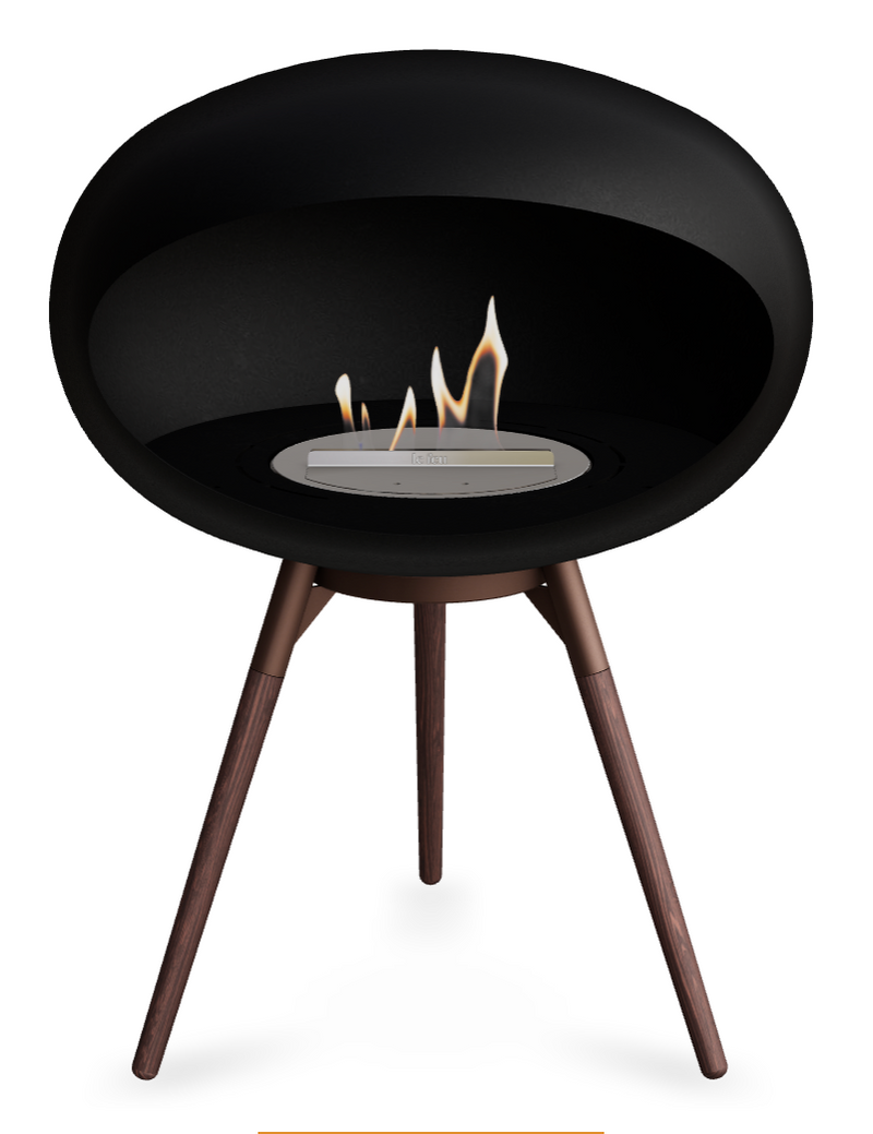 Le Feu Dome Ground Low 625 – Freestanding Bioethanol Fireplace (Larger 625)