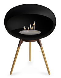 Le Feu Dome Ground Low 625 – Freestanding Bioethanol Fireplace (Larger 625)