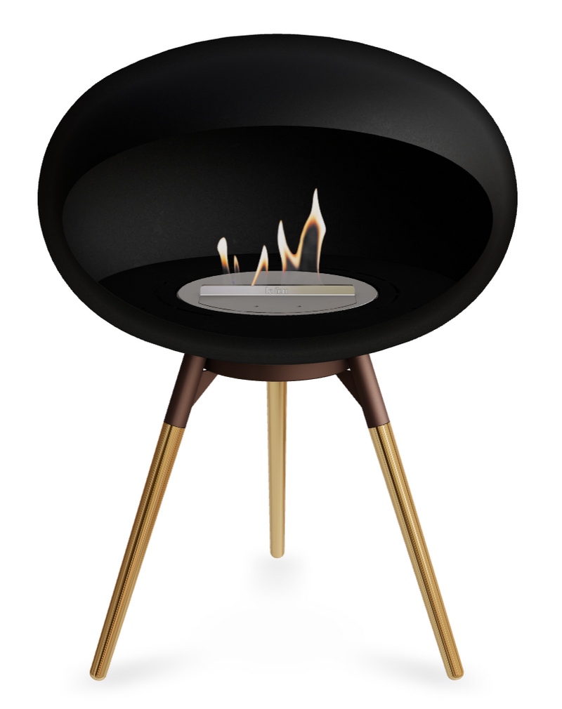 Le Feu Dome Ground Low 625 – Freestanding Bioethanol Fireplace (Larger 625)