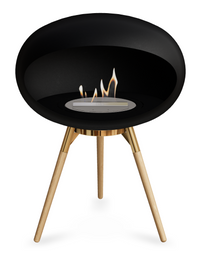 Le Feu Dome Ground Low 625 – Freestanding Bioethanol Fireplace (Larger 625)