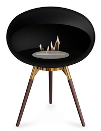 Le Feu Dome Ground Low 625 – Freestanding Bioethanol Fireplace (Larger 625)