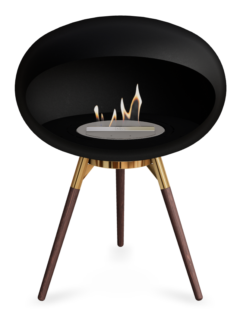 Le Feu Dome Ground Low 625 – Freestanding Bioethanol Fireplace (Larger 625)