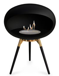 Le Feu Dome Ground Low 625 – Freestanding Bioethanol Fireplace (Larger 625)