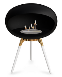 Le Feu Dome Ground Low 625 – Freestanding Bioethanol Fireplace (Larger 625)
