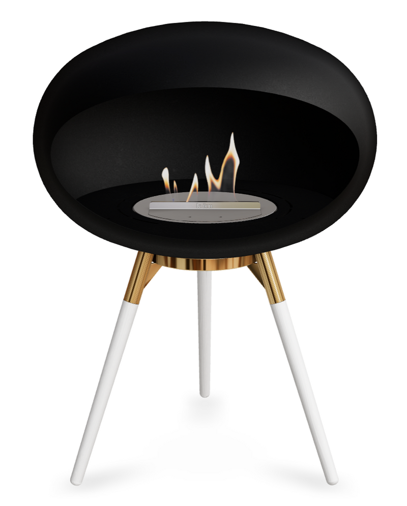 Le Feu Dome Ground Low 625 – Freestanding Bioethanol Fireplace (Larger 625)