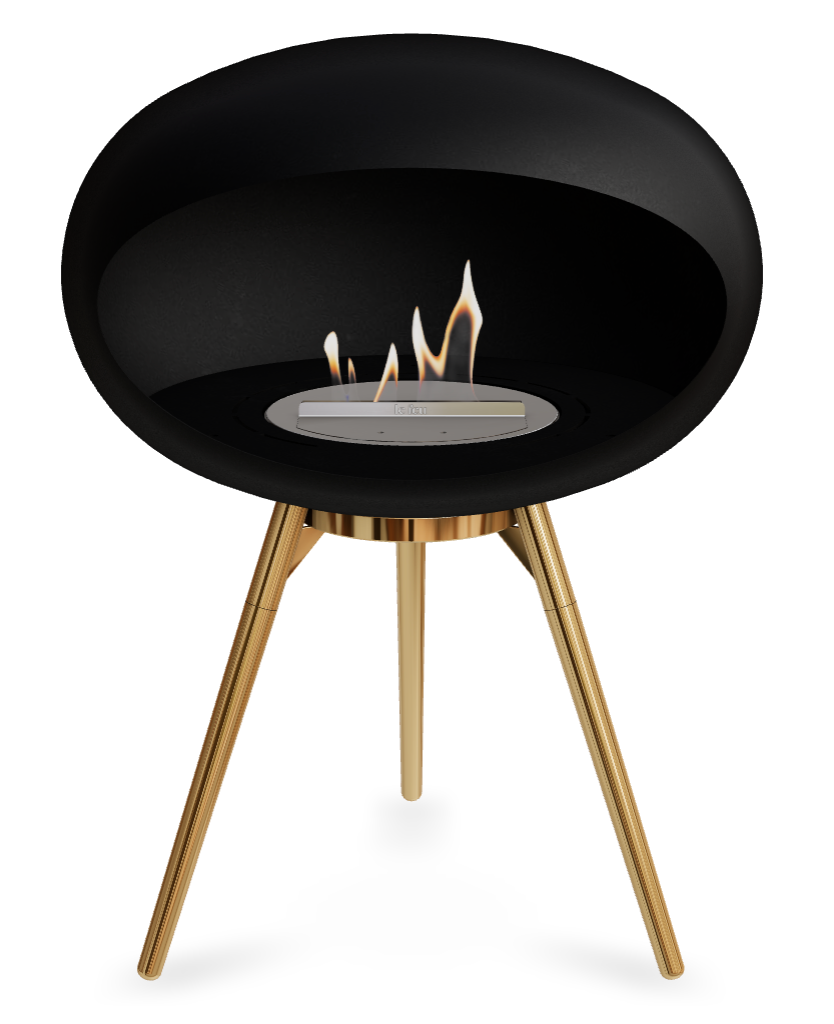 Le Feu Dome Ground Low 625 – Freestanding Bioethanol Fireplace (Larger 625)
