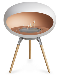 Le Feu Dome Ground Low 625 – Freestanding Bioethanol Fireplace (Larger 625)