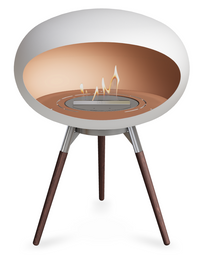 Le Feu Dome Ground Low 625 – Freestanding Bioethanol Fireplace (Larger 625)