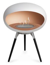Le Feu Dome Ground Low 625 – Freestanding Bioethanol Fireplace (Larger 625)