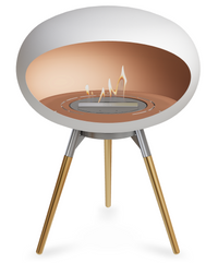 Le Feu Dome Ground Low 625 – Freestanding Bioethanol Fireplace (Larger 625)