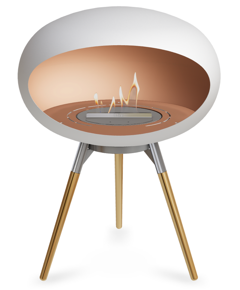 Le Feu Dome Ground Low 625 – Freestanding Bioethanol Fireplace (Larger 625)