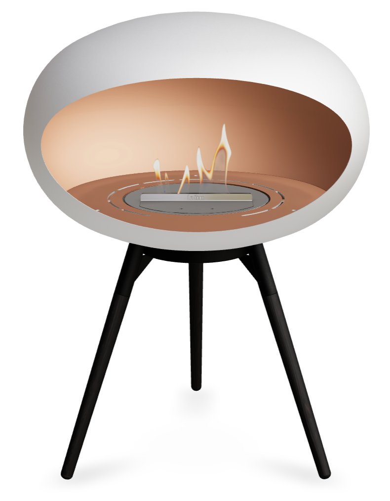 Le Feu Dome Ground Low 625 – Freestanding Bioethanol Fireplace (Larger 625)