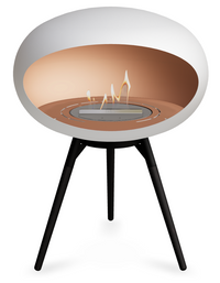 Le Feu Dome Ground Low 625 – Freestanding Bioethanol Fireplace (Larger 625)