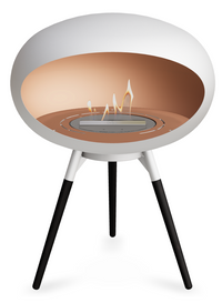 Le Feu Dome Ground Low 625 – Freestanding Bioethanol Fireplace (Larger 625)